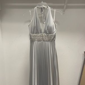 Silver prom dress size Large